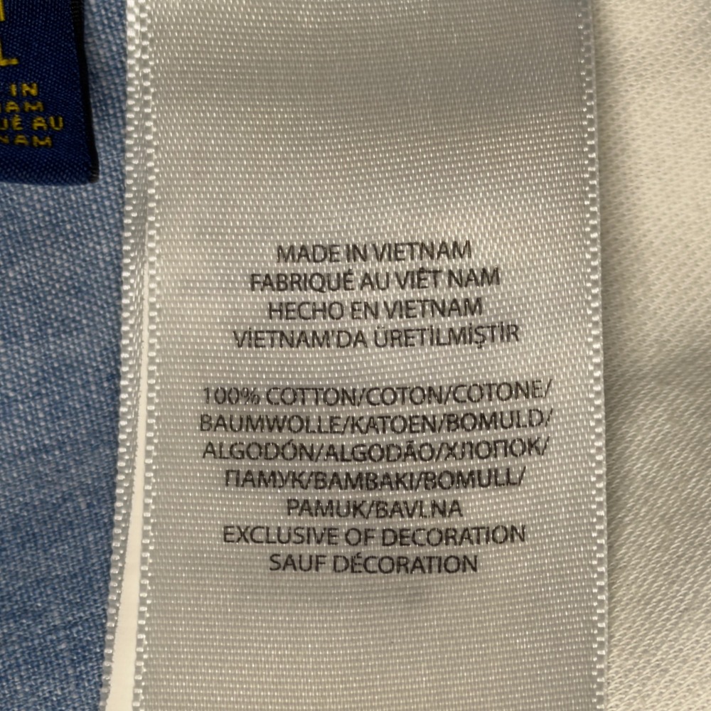 Polo Ralph Lauren Mens 42T Western Embroidered Chambray Shorts Blue Flag Skull - Picture 11 of 11